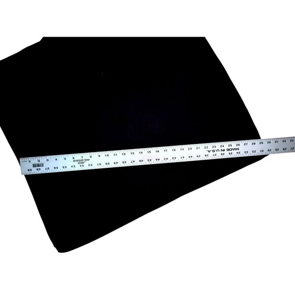 Talbots Black Faux Fur Trim Asymmetrical Hem Cape Poncho Women XS/S NWT - Picture 9 of 12